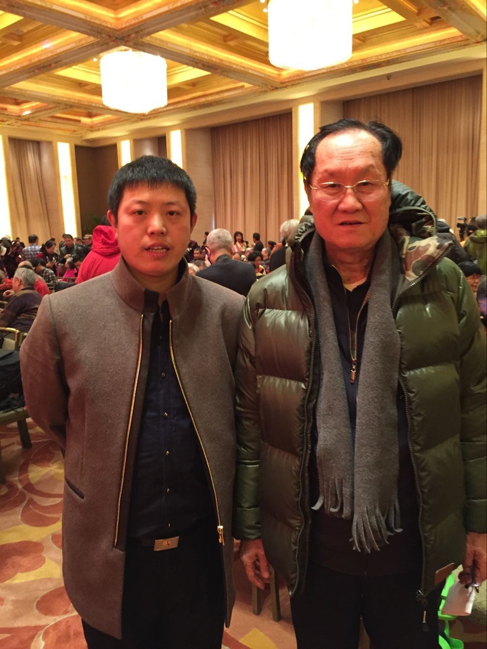 中国文化进万家工作委员会主任武振江和邓淮生会长